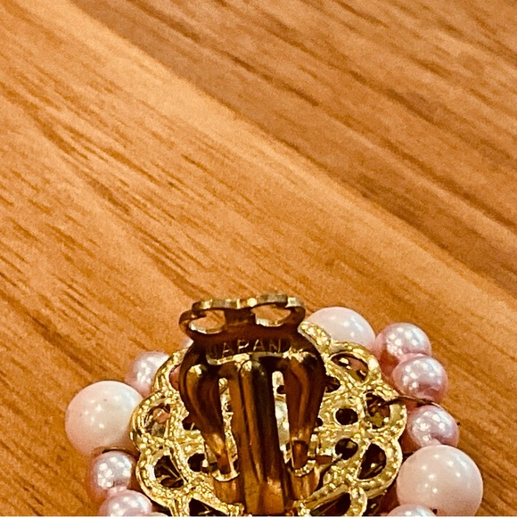 Boucles d’oreilles vintage « petites roses » - Picture 3 of 3